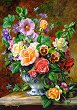 Ваза с цветя - Пъзел от 500 части на Алберт Уилямс (Albert Williams) - пъзел