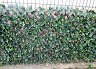 Декоративна ограда с изкуствени листа - Хармоника - 2 x 1 m - 