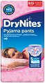 Huggies DryNites Pyjama Pants Girl: Large - Нощно бельо за еднократна употреба за деца с тегло от 27 до 57 kg - 