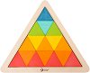 Триъгълна мозайка - Дървена образователна играчка - 