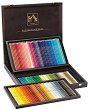 Цветни акварелни моливи в дървена кутия - Supracolor - Комплект от 120 цвята от серията "Artist" - 