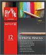 Пастелни моливи Caran d'Ache - 12 цвята от серията Artist - 
