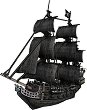 Корабът Отмъщението на кралица Анна - 3D картонен пъзел от 308 части - пъзел