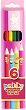 Цветни моливи Koh-I-Noor Pastelky - 6 цвята - 