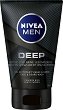 Nivea Men Deep Face & Beard Wash - Измиващ гел за лице и брада за мъже от серията Deep - 