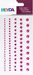Декоративни стикери Heyda - Розови камъчета - 99 броя - 