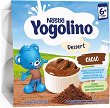 Млечен десерт какао Nestle Yogolino - 4 х 100 g, за 6+ месеца - 