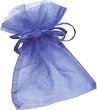 Торбичка за подарък от органза KPC - Синя