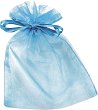 Торбичка за подарък от органза KPC - Тюркоаз - 