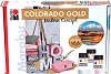 Боя Бои с металиков ефект Marabu Modern Concept - 3 цвята x 50 ml и четка от серията Colorado Gold - 