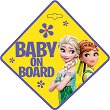 Табела с надпис Бебе в колата Елза и Анна - Seven Polska - На тема Замръзналото кралство - 