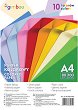 Цветна хартия формат А4 - Gimboo - Комплект от 100 листа - 