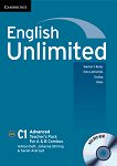 English Unlimited - ниво Advanced (C1): Книга за учителя към комплектите Combo A и Combo B + DVD-ROM - книга за учителя
