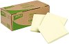 Самозалепващи листчета от рециклирана хартия Apli - 12 кубчета x 100 листчета с размери 7.5 x 7.5 cm - 