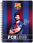 Ученическа тетрадка - ФК Барселона Формат А5 с широки редове - 