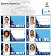 Етикети за тетрадки - ФК Реал Мадрид - 