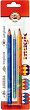 Многоцветни моливи Koh-I-Noor - 3 броя - 