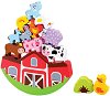 Ферма с животни - Детска игра за баланс с дървени елементи - 