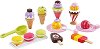 Сладоледи - Дървен комплект за игра - 