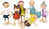 Дървени кукли Small Foot - Семейство - 6 броя, от серията Play and Fun - кукла
