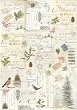 Декупажна хартия Stamperia - Winter Botanic