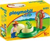 Изследователка и яйце на динозавър - Мини фигури от серията "Playmobil: 1.2.3" - 