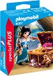 Playmobil Special Plus - Жена пират със съкровище - 