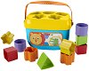 Сортер Fisher Price - Baby's First Blocks - С 10 фигури за сортиране - 