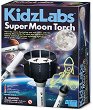 Лунен прожектор - Детски образователен комплект от серията "Kidz Labs" - 