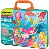 Разиграй сцени с магнити - Русалки - Комплект в куфарче от серията "Thinking Kits" -
