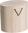 Дървена овална кутия KPC - 10 / 15 / 15 cm - 