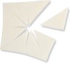 Триъгълни гъби за фон дьо тен Artdeco - 8 броя - продукт