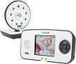 Видео бебефон NUK Eco Control 550VD - С температурен датчик, 5 мелодии, нощно виждане и възможност за обратна връзка - 