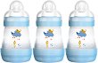 Бебешки шишета MAM Easy Start Anti-Colic - 3 x 160 ml, за 0+ месеца - 