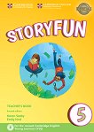 Storyfun - ниво 5: Книга за учителя по английски език : Second Edition - Karen Saxby, Emily Hird - 
