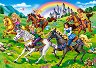 Принцеси на конна езда - Детски пъзел от 260 части - 