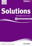 Solutions - Intermediate: Книга за учителя по английски език + CD-ROM Second Edition - учебник