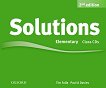 Solutions - Elementary: 3 CD с аудиоматериали по английски език Second Edition - книга за учителя