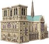 Катедралата Нотр Дам, Париж - 3D пъзел от 324 пластмасови части - пъзел