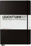Тефтер с твърди корици Leuchtturm1917 Master Classic - Формат A4+ с бели листове - 