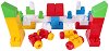 Детски конструктор - Maxi Block - Комплект от 53 части и стикери - 