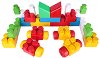 Детски конструктор - Maxi Block - Комплект от 33 части и стикери - 