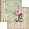 Хартии за скрапбукинг - Рози - Размери 30.5 х 30.5 cm