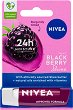 Nivea Blackberry Shine Lip Balm - Балсам за устни с аромат на къпина - балсам