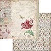 Хартии за скрапбукинг - Лале - Размери 30.5 х 30.5 cm