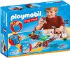 Преносим детски конструктор Playmobil - Пиратско приключение - 