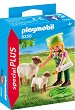 Фигурка на фермерка с овце Playmobil - От серията Special Plus - 