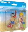Фигурки на плажуващи хора Playmobil - 