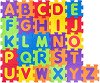 Английска азбука - Детски образователен пъзел-килим от 52 меки части - 