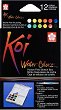 Акварелни бои Sakura Pocket Field Sketch Box - 18 или 24 цвята с четка от серията "Koi" - 